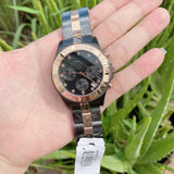 Buy Shop Marc Jacobs Blade Chronograph Grey Dial Two Tone Steel Strap Watch for Women - MBM3180 USA Online