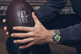 Buy Shop Breitling Chronomat B01 42 Six Nations Ireland Green Dial Silver Steel Strap Watch for Men - AB0134A91L1A1 USA Online