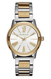 Buy Shop Michael Kors Hartman Quartz White Dial Two Tone Steel Strap Watch For Women - MK3521 USA Online