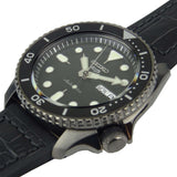 Buy Shop Seiko 5 Sport Automatic Black Dial Black Silicone Strap Watch For Men - SRPD65K3 USA Online