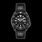 Buy Shop Seiko 5 Sport Automatic Black Dial Black Silicone Strap Watch For Men - SRPD65K3 USA Online