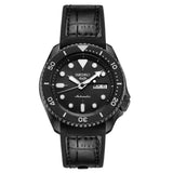 Buy Shop Seiko 5 Sport Automatic Black Dial Black Silicone Strap Watch For Men - SRPD65K3 USA Online