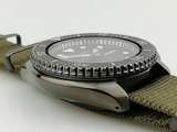 Buy Shop Seiko 5 Sport Automatic Black Dial Green Nylon Strap Watch For Men - SRPD65K4 USA Online