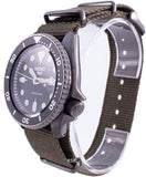 Buy Shop Seiko 5 Sport Automatic Black Dial Green Nylon Strap Watch For Men - SRPD65K4 USA Online