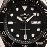Buy Shop Seiko 5 Sport Automatic Black Dial Green Nylon Strap Watch For Men - SRPD65K4 USA Online