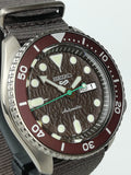 Buy Shop Seiko 5 Sport Automatic Brown Dial Brown Nylon Strap Watch For Men - SRPD85K1 USA Online