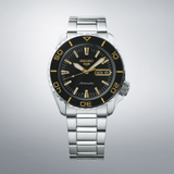 Buy Shop Seiko 5 Sport Automatic SKX Series Black Dial Silver Steel Strap Watch for Men - SRPK99K1 USA Online