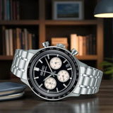 Buy Shop Seiko 5 Sport Black Dial Silver Steel Strap Watch for Men - SSB479P1 USA Online