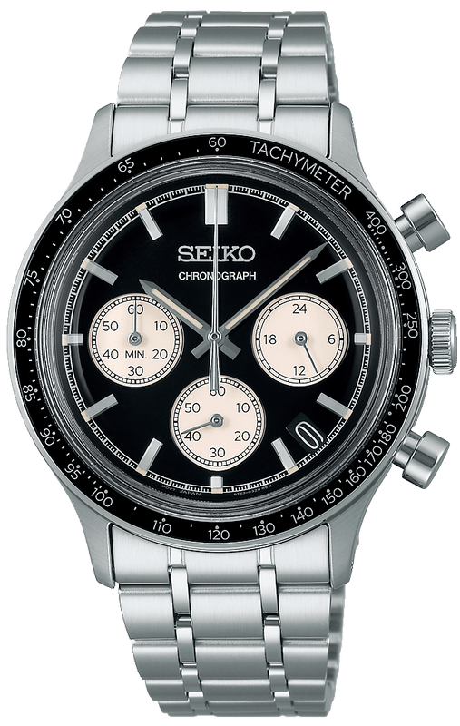 Buy Shop Seiko 5 Sport Black Dial Silver Steel Strap Watch for Men - SSB479P1 USA Online