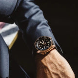Seiko 5 Sport SKX Automatic Black Dial Black Silicone Strap Watch For Men - SRPD76K1