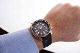 Seiko 5 Sport SKX Automatic Black Dial Black Silicone Strap Watch For Men - SRPD76K1