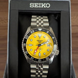 Buy Shop Seiko 5 Sport SKX GMT US Special Creation Automatic Yellow Dial Silver Steel Strap Watch for Men - SSK017K1 USA Online
