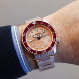 Buy Shop Seiko 5 Sports 55th Anniversary Limited Edition Rose Gold Dial Rose Gold Steel Strap Watch for Men - SRPK08K1 USA Online