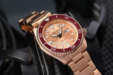 Buy Shop Seiko 5 Sports 55th Anniversary Limited Edition Rose Gold Dial Rose Gold Steel Strap Watch for Men - SRPK08K1 USA Online