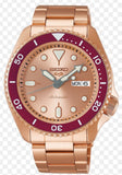 Buy Shop Seiko 5 Sports 55th Anniversary Limited Edition Rose Gold Dial Rose Gold Steel Strap Watch for Men - SRPK08K1 USA Online