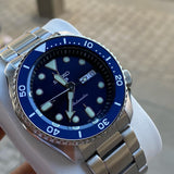 Buy Shop Seiko 5 Sports Automatic Analog Blue Dial Silver Steel Strap Watch For Men - SRPD51K1 USA Online