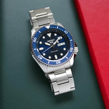 Buy Shop Seiko 5 Sports Automatic Analog Blue Dial Silver Steel Strap Watch For Men - SRPD51K1 USA Online