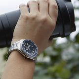 Buy Shop Seiko 5 Sports Automatic Analog Blue Dial Silver Steel Strap Watch For Men - SRPD51K1 USA Online