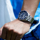 Buy Shop Seiko 5 Sports Automatic Analog Blue Dial Silver Steel Strap Watch For Men - SRPD51K1 USA Online