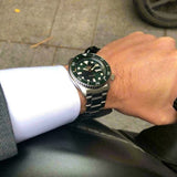 Buy Shop Seiko 5 Sports Automatic Analog Green Dial Silver Steel Strap Watch For Men - SRPD63K1 USA Online