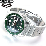 Buy Shop Seiko 5 Sports Automatic Analog Green Dial Silver Steel Strap Watch For Men - SRPD63K1 USA Online