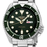 Buy Shop Seiko 5 Sports Automatic Analog Green Dial Silver Steel Strap Watch For Men - SRPD63K1 USA Online