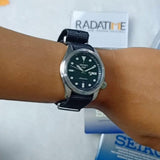 Buy Shop Seiko 5 Sports Automatic Black Dial Black Nylon Strap Watch for Men - SRPE67K1 USA Online