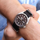Buy Shop Seiko 5 Sports Automatic Black Dial Black Nylon Strap Watch for Men - SRPE67K1 USA Online