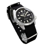 Buy Shop Seiko 5 Sports Automatic Black Dial Black Nylon Strap Watch for Men - SRPE67K1 USA Online