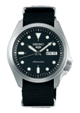 Buy Shop Seiko 5 Sports Automatic Black Dial Black Nylon Strap Watch for Men - SRPE67K1 USA Online