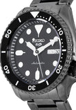 Buy Shop Seiko 5 Sports Automatic Black Dial Black Steel Strap Watch For Men - SRPD65K1 USA Online