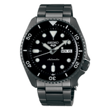 Buy Shop Seiko 5 Sports Automatic Black Dial Black Steel Strap Watch For Men - SRPD65K1 USA Online
