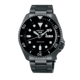 Buy Shop Seiko 5 Sports Automatic Black Dial Black Steel Strap Watch For Men - SRPD65K1 USA Online