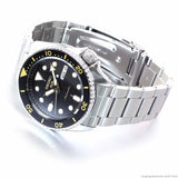Buy Shop Seiko 5 Sports Automatic Black Dial Silver Steel Strap Watch For Men - SRPD57K1 USA Online