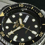 Buy Shop Seiko 5 Sports Automatic Black Dial Silver Steel Strap Watch For Men - SRPD57K1 USA Online