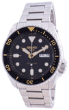 Buy Shop Seiko 5 Sports Automatic Black Dial Silver Steel Strap Watch For Men - SRPD57K1 USA Online
