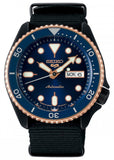 Buy Shop Seiko 5 Sports Automatic Blue Dial Black NATO Strap Watch for Men - SBSA098 USA Online