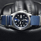 Buy Shop Seiko 5 Sports Automatic Blue Dial Blue Nylon Strap Watch for Men - SRPE63K1 USA Online