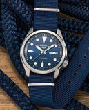 Buy Shop Seiko 5 Sports Automatic Blue Dial Blue Nylon Strap Watch for Men - SRPE63K1 USA Online