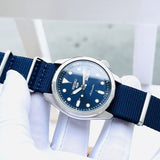 Buy Shop Seiko 5 Sports Automatic Blue Dial Blue Nylon Strap Watch for Men - SRPE63K1 USA Online