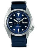Buy Shop Seiko 5 Sports Automatic Blue Dial Blue Nylon Strap Watch for Men - SRPE63K1 USA Online