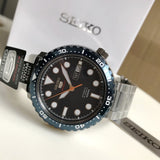 Buy Shop Seiko 5 Sports Automatic Blue Dial Silver Steel Strap Watch for Men - SRPC63J1 USA Online