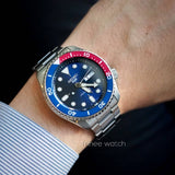 Buy Shop Seiko 5 Sports Automatic Blue Dial Silver Steel Strap Watch For Men - SRPD53K1 USA Online