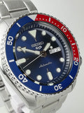 Buy Shop Seiko 5 Sports Automatic Blue Dial Silver Steel Strap Watch For Men - SRPD53K1 USA Online