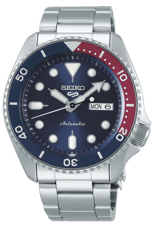 Buy Shop Seiko 5 Sports Automatic Blue Dial Silver Steel Strap Watch For Men - SRPD53K1 USA Online