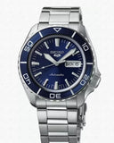 Buy Shop Seiko 5 Sports Automatic Blue Dial Silver Steel Strap Watch for Men - SRPK97K1 USA Online