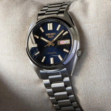 Buy Shop Seiko 5 Sports Automatic Blue Dial Silver Steel Strap Watch for Men - SRPL55K1 USA Online