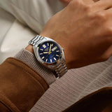 Buy Shop Seiko 5 Sports Automatic Blue Dial Silver Steel Strap Watch for Men - SRPL55K1 USA Online