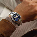 Buy Shop Seiko 5 Sports Automatic Blue Dial Silver Steel Strap Watch for Men - SRPL55K1 USA Online