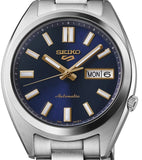 Buy Shop Seiko 5 Sports Automatic Blue Dial Silver Steel Strap Watch for Men - SRPL55K1 USA Online